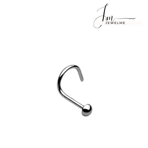 עגיל נזם - חצי כדור